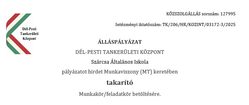 állásajánlat